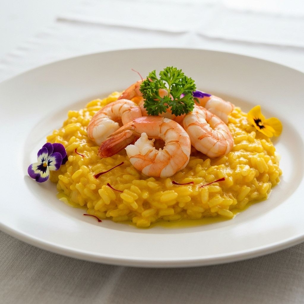 Wild Shrimp & Saffron Risotto
